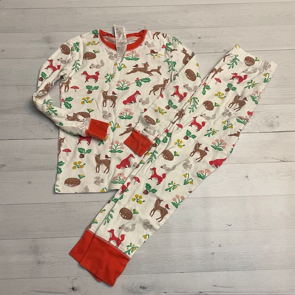 Mini Boden holiday woodland pajamas‎ 8 years